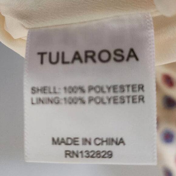 Tularosa Amelia Romper In Polkadot Scarf Satin - Picture 10 of 11